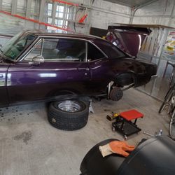 Newport Auto Repair - Grape - Ape getting new air shocks.
67' Firebird