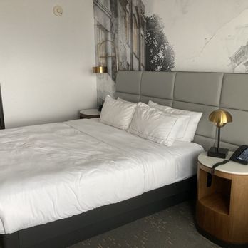 Hilton Quebec - View of bed, room was pretty spacious - Hotels Near Me - Quebec City, Quebec Hilton Quebec - View of bed, room was pretty spacious - Hotels Near Me - Quebec City, Quebec