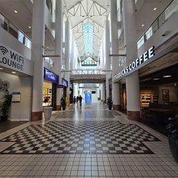 Inside of mall. Nice lighting Inside of mall. Nice lighting
