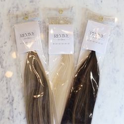 Revive Studio & Co. Salon - We proudly carry our own Premium 100% Human Hair extensions!
