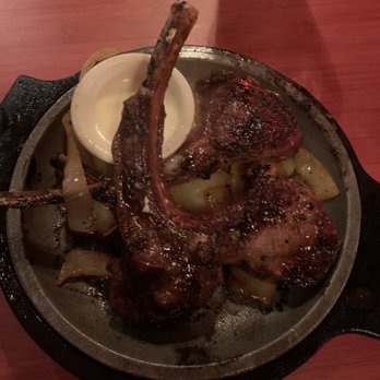 Pappasito's Cantina - Terrible over cooked lamb chops - Tex-Mex Near Me - Arlington, Texas