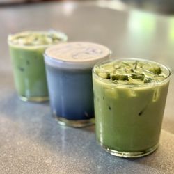 Matcha latte & osmo fog