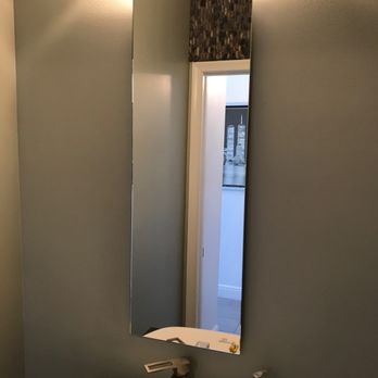 Porcelanosa - Very small mirror that started to get black edges after 4 years and was told only 2 year warranty on mirrors. 12"X 36"mirror. $264 to repla - Kitchen & Bath Near Me - Miami, Florida Porcelanosa - Very small mirror that started to get black edges after 4 years and was told only 2 year warranty on mirrors. 12"X 36"mirror. $264 to repla - Kitchen & Bath Near Me - Miami, Florida
