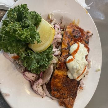 Tin Fish - Salmon On Our Slaw - Seafood Near Me - Okeechobee, Florida