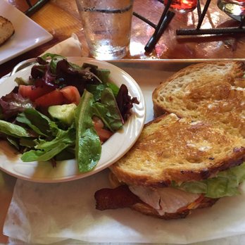 Fig Tree Cafe - BLT Sandwich. Man Candy bacon, lettuce, tomato, cheese, garlic aioli & sourdough! - Sandwiches Near Me - Pacific Beach, California