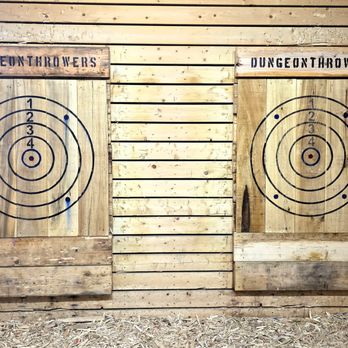 Dungeon Throwers - Court at Dungeon Throwers, Madison axe throwing - Axe Throwing Near Me - Madison, Wisconsin