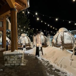 Igloos for outdoor seating
