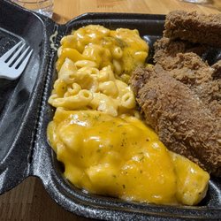 Double mac and cheese