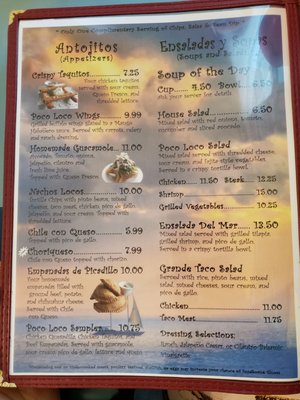 Menu photo 3 Poco Loco Mexican Restaurant Thornburg, VA Menu photo 3 Poco Loco Mexican Restaurant Thornburg, VA