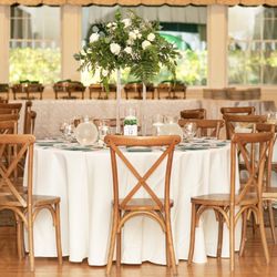 Lumineux Event Rentals - Loving our wood cross back chairs