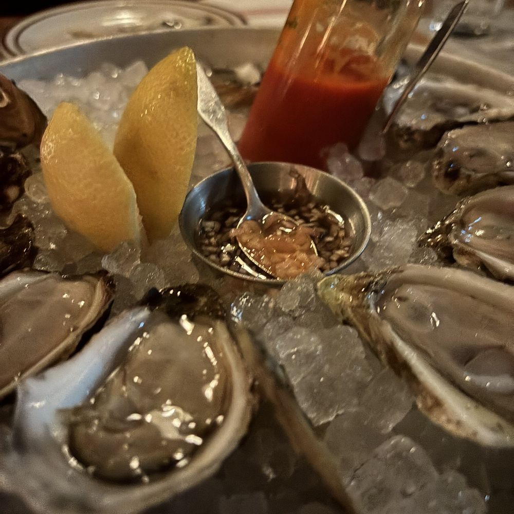 Highwayman - a platter of oysters on ice - Cocktail Bars Near Me - Halifax, Nova Scotia
