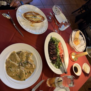 Gaetano's - Mezzaluna Ravioli  Daily special lasagna of some sort  Daily special hanger steak - Italian Near Me - Henderson, Nevada