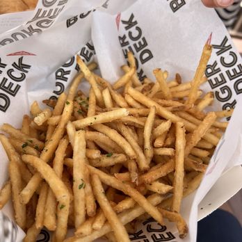 Burger Deck - Terrific truffle fries - Burgers Near Me - San Diego, California Burger Deck - Terrific truffle fries - Burgers Near Me - San Diego, California