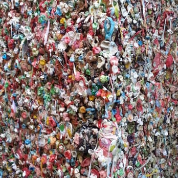 The Gum Wall - Gum wall close up - Local Flavor Near Me - Seattle, Washington