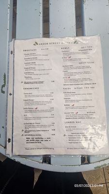 Menu photo 1 Green Street Eatery Levittown, NY