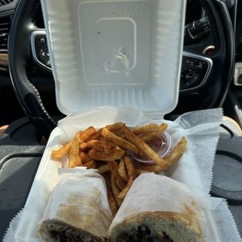 Ann's Cafe - Special steak n cheese with seasoned fries $10.95 (instagram: @issa.cheatday) - Cafes Near Me - Gaithersburg, Maryland