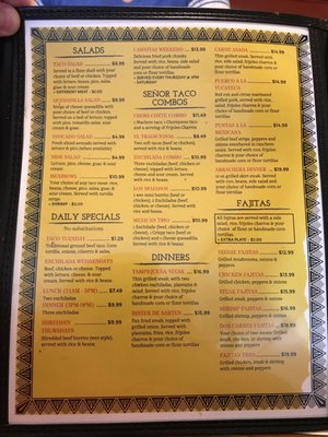 Menu photo 6 Señor Taco Pinellas Park, FL
