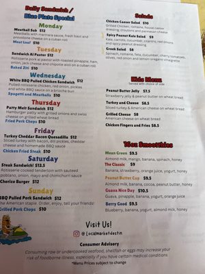 Menu photo 2 The Local Market Destin, FL Menu photo 2 The Local Market Destin, FL