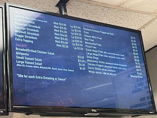 Menu photo 2 Romeo's Pizzeria Wildwood, NJ