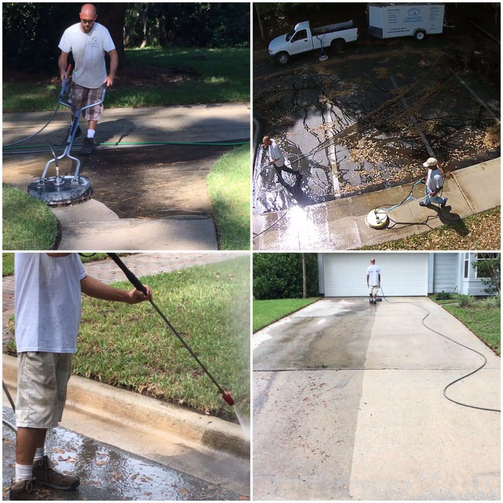 Slide of Mandrell's Pressure Cleaning