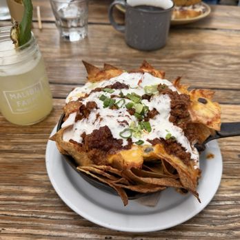 Malibu Farm Restaurant - Nachos - Salad Near Me - Malibu, California