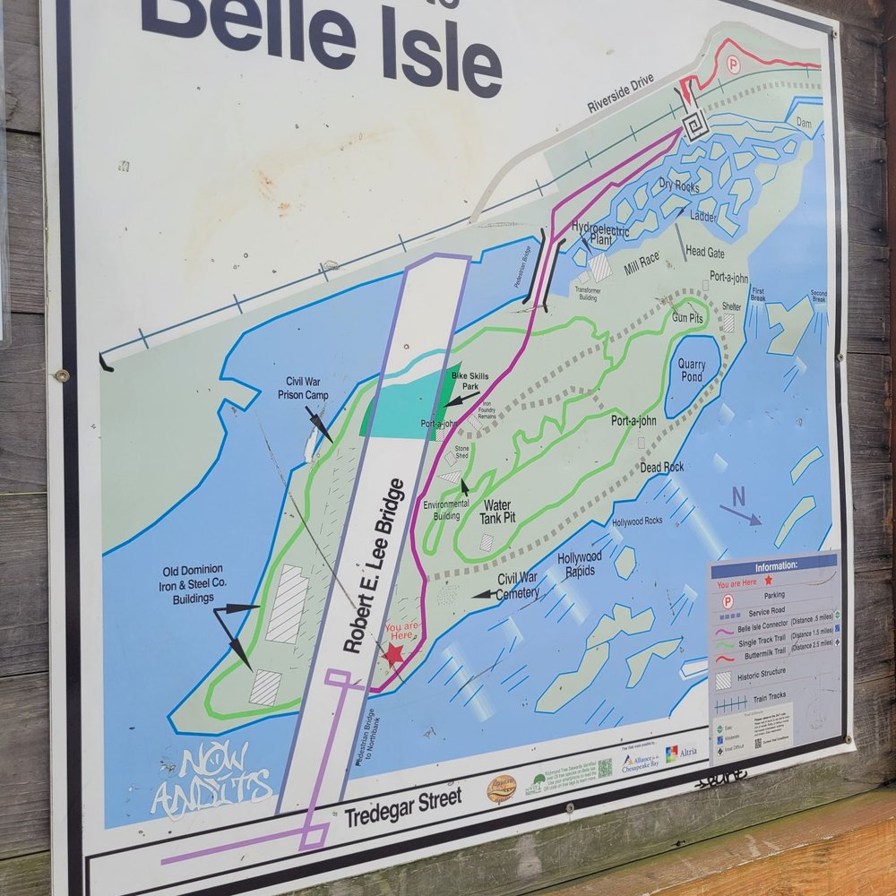 Belle Isle - Maps that show the trails. - Parks Near Me - Richmond, Virginia Belle Isle - Maps that show the trails. - Parks Near Me - Richmond, Virginia