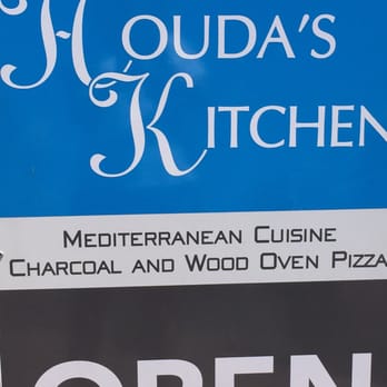 Houda's Kitchen - placard describing cuisines and specialties - Mediterranean Near Me - Hindmarsh, SA
