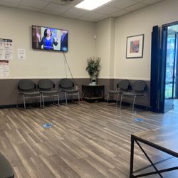Heacock Urgent care - Heacock Urgent Care, waiting room, lobby Very clean, with entertainment for longer waits.