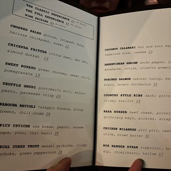 Rasa - Menu - Canadian (New) Near Me - Toronto, Ontario