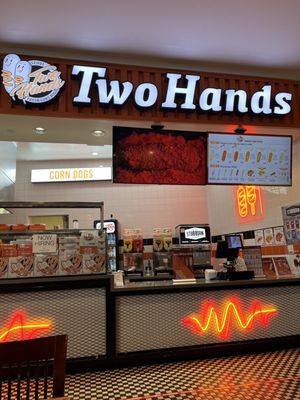 Photo of Two Hands Corn Dogs - MainPlace Mall - Santa Ana, CA, US. Order here