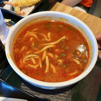 Meiji Seimen - Tempura Udon medium spicy - Noodles Near Me - Costa Mesa, California