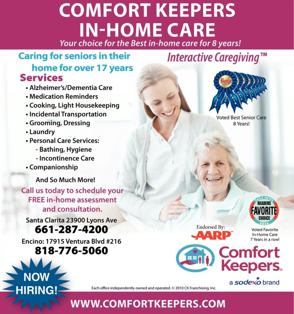 COMFORT KEEPERS SANTA CLARITA Updated October 2024 14 Reviews