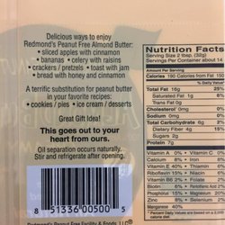 Redmond's Peanut Free