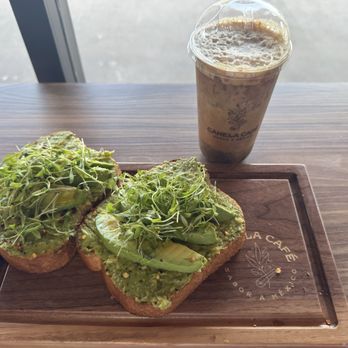 Canela Café - Avocado toast and brown sugar shaken coffee - Coffee & Tea Near Me - Santa Maria, California