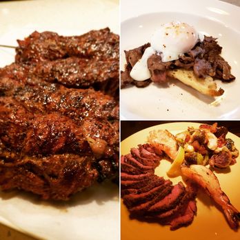 DahRootz - Slow roasted rib eye caps served surf&turf and sous vide egg open faced steak sandwich. - Caterers Near Me DahRootz - Slow roasted rib eye caps served surf&turf and sous vide egg open faced steak sandwich. - Caterers Near Me