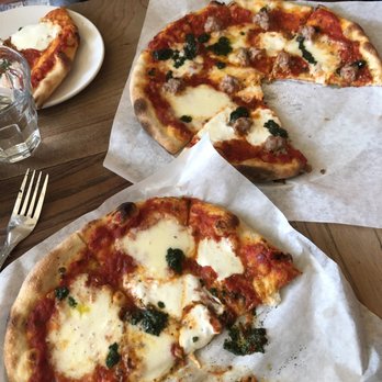 Pizzetta 211 - Margherita and Italian sausage - Pizza Near Me - San Francisco, California Pizzetta 211 - Margherita and Italian sausage - Pizza Near Me - San Francisco, California