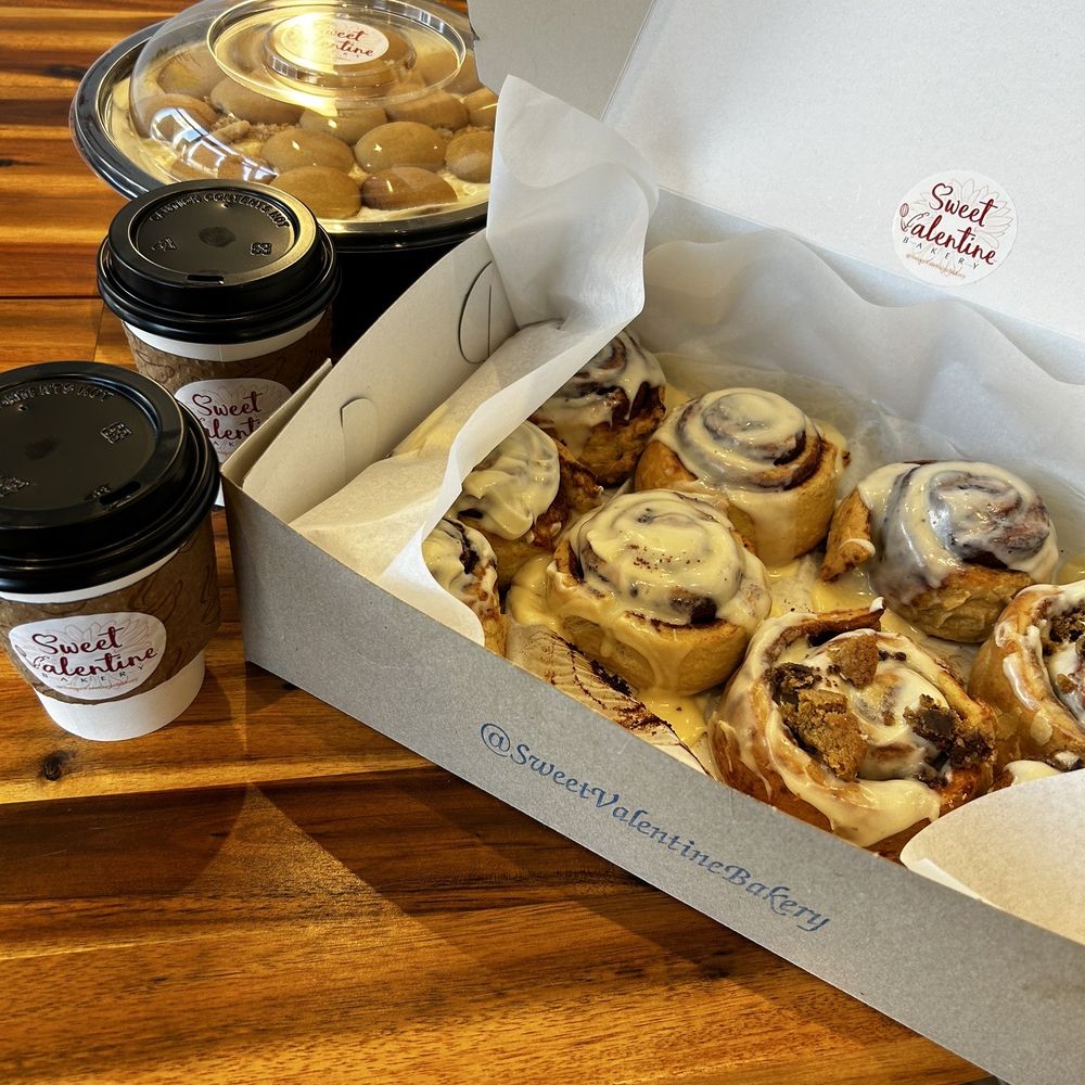 Sweet Valentine Bakery - cinnamon rolls, coffee, and banana pudding! - Bakeries Near Me - Carson, California Sweet Valentine Bakery - cinnamon rolls, coffee, and banana pudding! - Bakeries Near Me - Carson, California