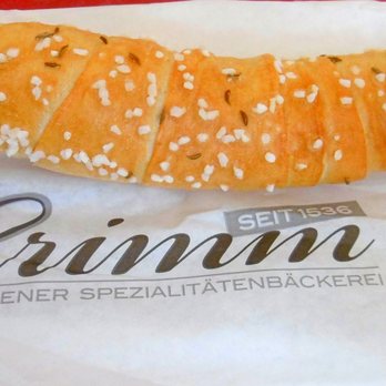 Bäckerei Arthur Grimm - I love their Salzstangerl which goes perfectly with Austrian cheese - Bakeries Near Me - Vienna, 9