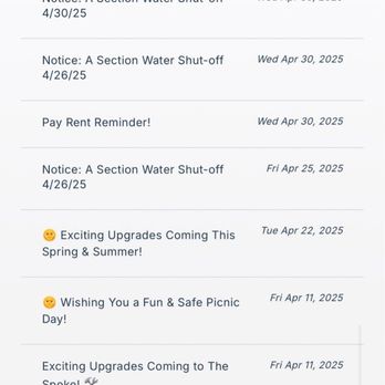 The Spoke - water shut off notice page three - Apartments Near Me - Davis, California