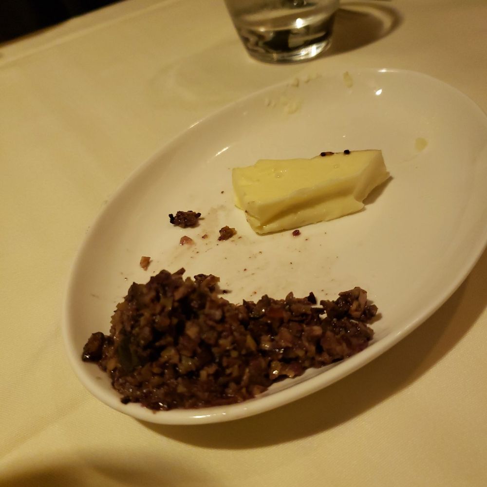 Dawson's - Olive tapenade and butter. It was good we obviously dug in! - Steakhouses Near Me - Sacramento, California