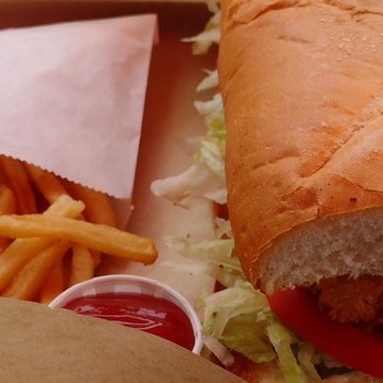 The Parkmoor - Shrimp Po Boy and fries. - Desserts Near Me - Webster Groves, Missouri The Parkmoor - Shrimp Po Boy and fries. - Desserts Near Me - Webster Groves, Missouri