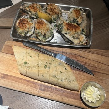 Granger's - Oysters Rockefeller 1/2 Dz Bread - Seafood Near Me - Houston, Texas