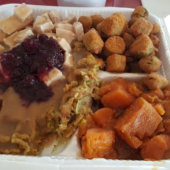 Rosako's Restaurant - Thanksgiving 365. Okra and candied yams - Soul Food Near Me - Bedford, Texas