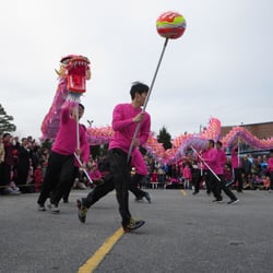 Chinese Culture Center - Dragon dance. Chinese New Year 2014.