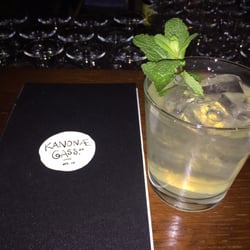 Special house drink: G&G smash (gin, mint, ginger)