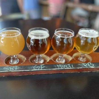Ghostfish Brewing - Flight of beer - Breweries Near Me - Seattle, Washington Ghostfish Brewing - Flight of beer - Breweries Near Me - Seattle, Washington