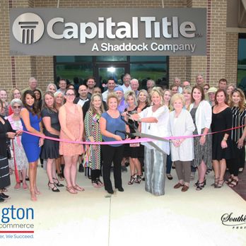 Capital Title - Arlington - Capital Title Arlington Ribbon-Cutting Ceremony with the Chamber of Commerce - Real Estate Services Near Me - Arlington, Texas Capital Title - Arlington - Capital Title Arlington Ribbon-Cutting Ceremony with the Chamber of Commerce - Real Estate Services Near Me - Arlington, Texas