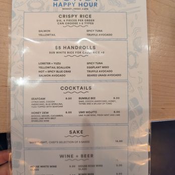 Bondi Sushi - Happy Hour menu - Sushi Bars Near Me - New York, New York Bondi Sushi - Happy Hour menu - Sushi Bars Near Me - New York, New York