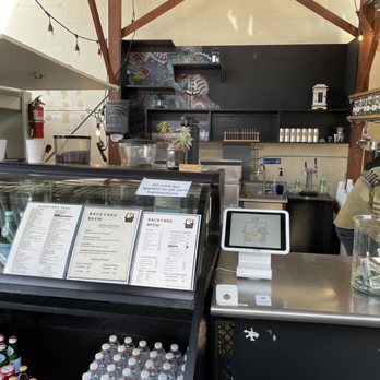Backyard Brew - Ordering area - Coffee & Tea Near Me - Palo Alto, California
