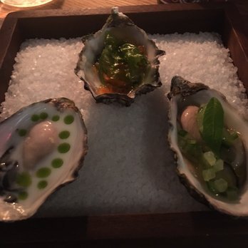 Tartare Cafe + Wine Bar - Oyster trio sampler - Wine Bars Near Me - Galway, G Tartare Cafe + Wine Bar - Oyster trio sampler - Wine Bars Near Me - Galway, G